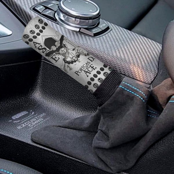 one piece anime shift knobs car covers set custom portgas dace symbols car accessories w6ecr