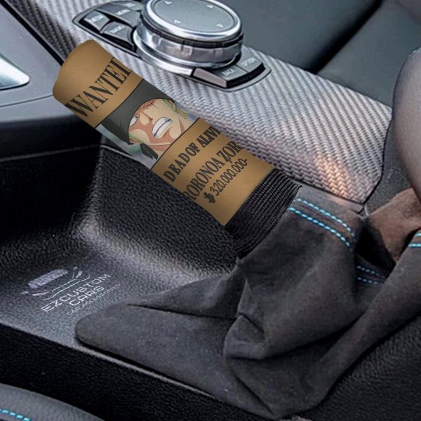 one piece anime shift knobs car covers set custom roronoa zoro wanted car accessories vgsum