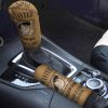 One Piece Anime Shift Knobs Car Covers Set Monkey D. Luffy Wanted Car Accessories