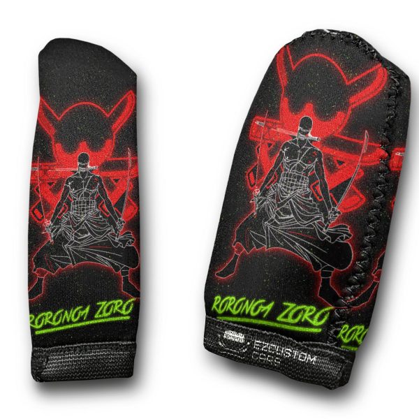 One Piece Anime Shift Knobs Car Covers Set Roronoa Zoro Santoryu Car Accessories