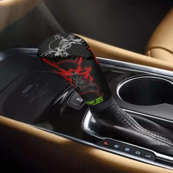 one piece anime shift knobs car covers set roronoa zoro santoryu car accessories rdzc1