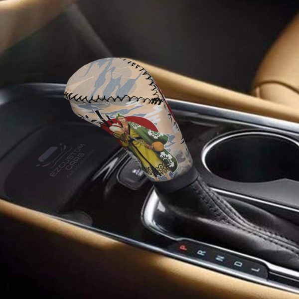 one piece anime shift knobs car covers set roronoa zoro wano arc car accessories s6mkm