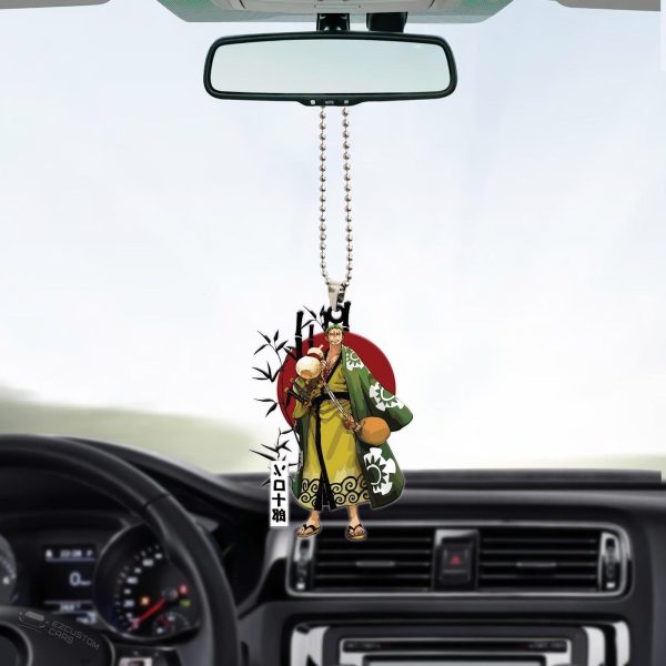 One Piece Car Ornament Straw Hat