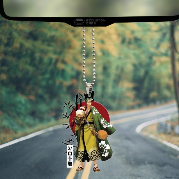 one piece car accessories anime car ornament zoro zvkiy