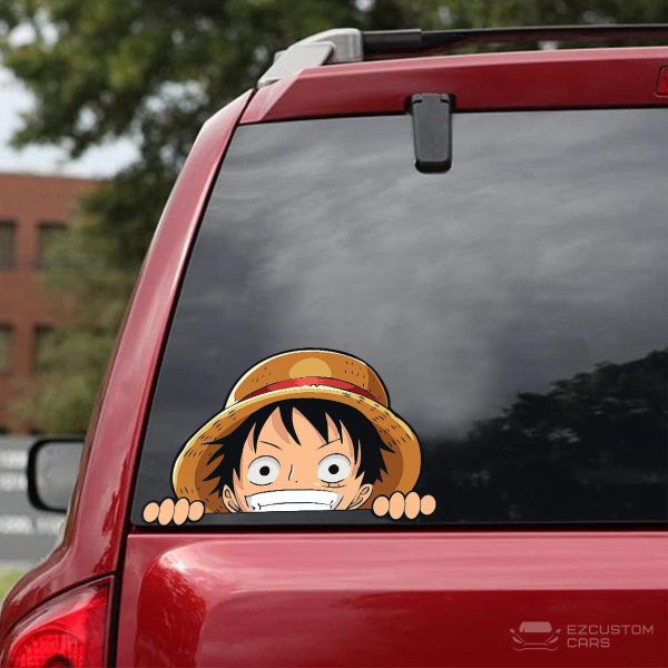 one piece car accessories anime car sticker luffy owfjz