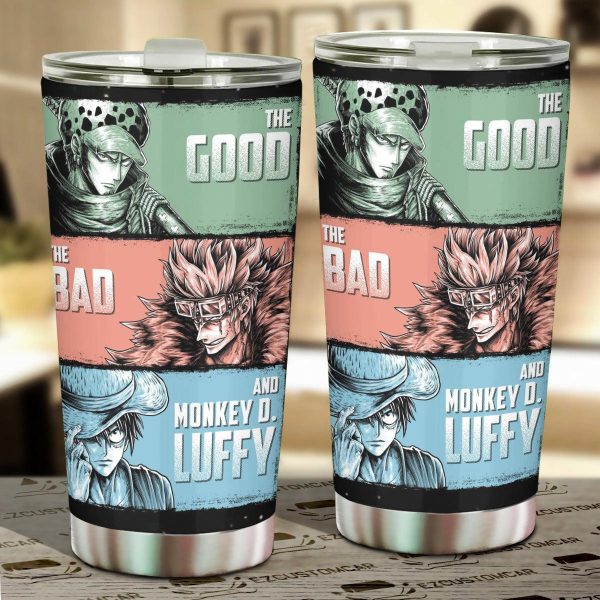 Trafalgar D. Water Law Car Tumbler Cup One Piece Anime Car Accessories