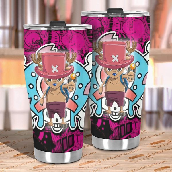 one piece car accessories anime car tumbler cup chopper q0lk1