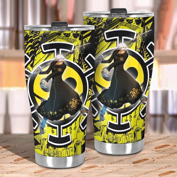 one piece car accessories anime car tumbler cup d water law ykntx