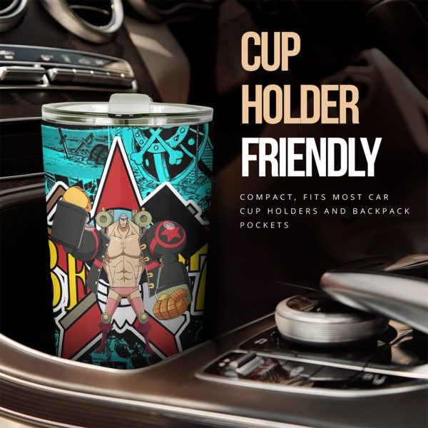 one piece car accessories anime car tumbler cup franky 53t2j