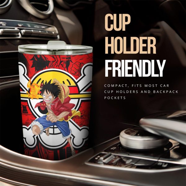 one piece car accessories anime car tumbler cup monkey d luffy 8muha