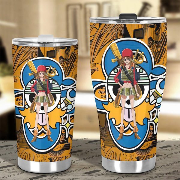 one piece car accessories anime car tumbler cup nami byeai