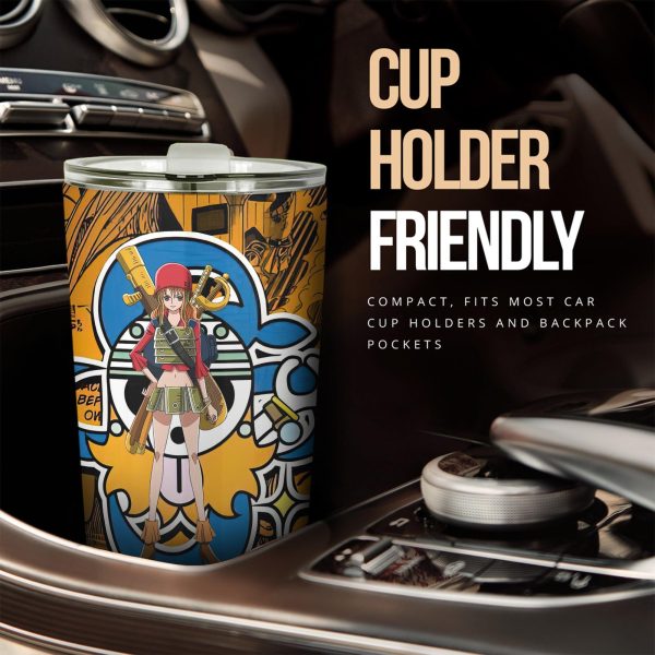one piece car accessories anime car tumbler cup nami cia4r
