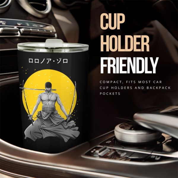 one piece car accessories anime car tumbler cup roronoa zoro japanese style 1pt4s