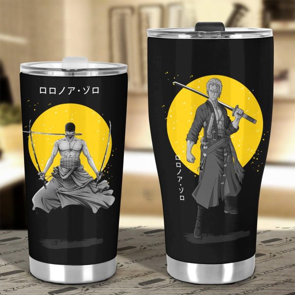 one piece car accessories anime car tumbler cup roronoa zoro japanese style eij6q