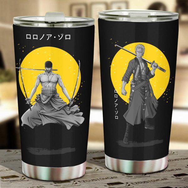 Roronoa Zoro Car Tumbler Cup One Piece Anime Car Accessories