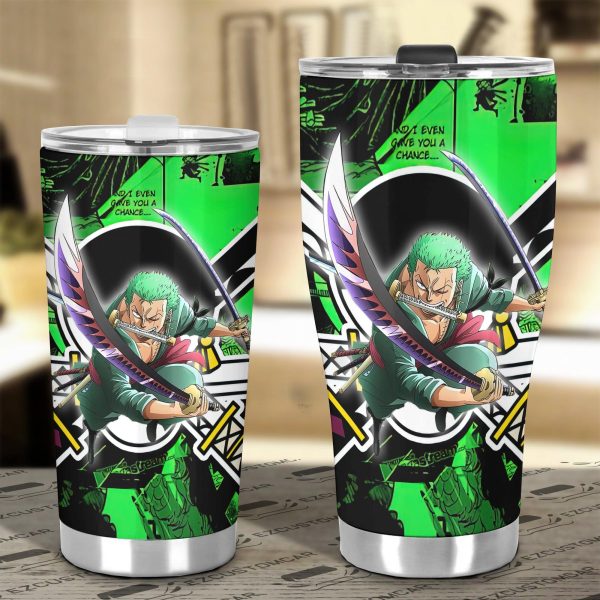 one piece car accessories anime car tumbler cup roronoa zoro uu0o6