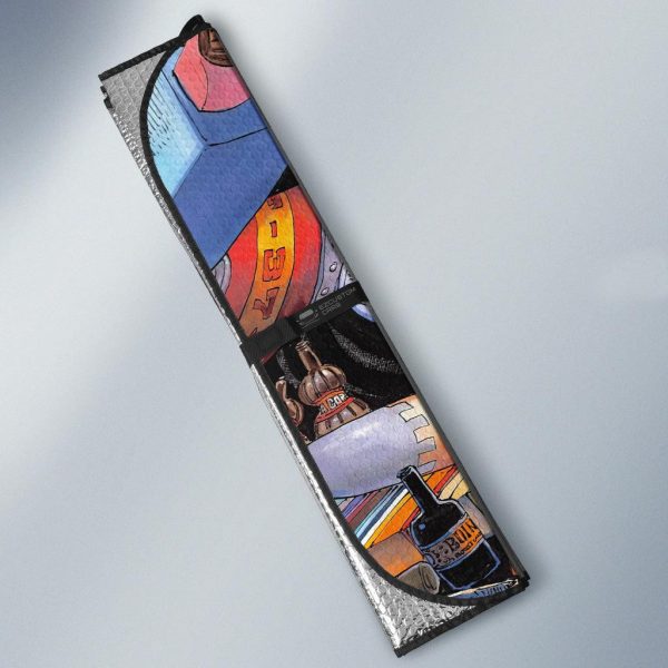 one piece car accessories anime car windshield sun shade one piece characters zaptz