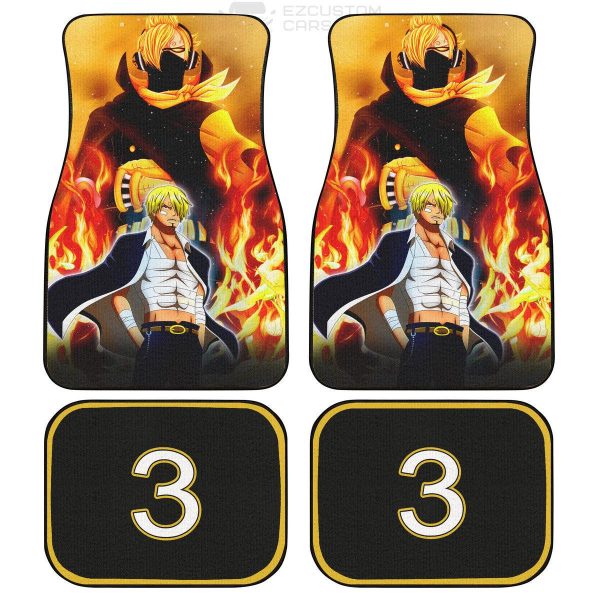 one piece car floor mats transform your car seats with main characters ipokw