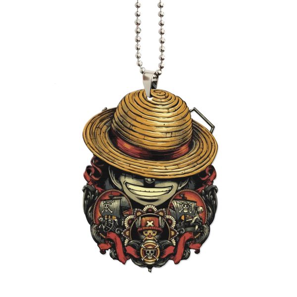 one piece car ornament straw hat 1aioq