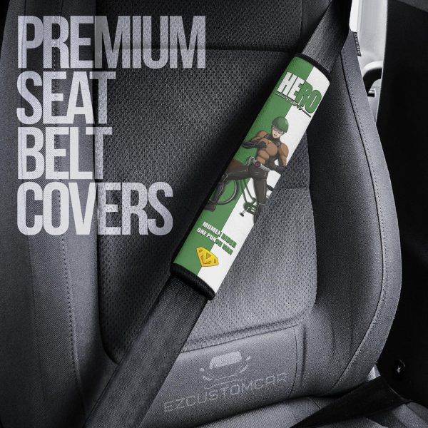 one punch man custom car seat belt covers jshmm