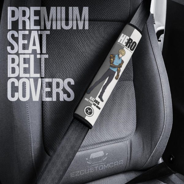 one punch man custom car seat belt covers rxup9