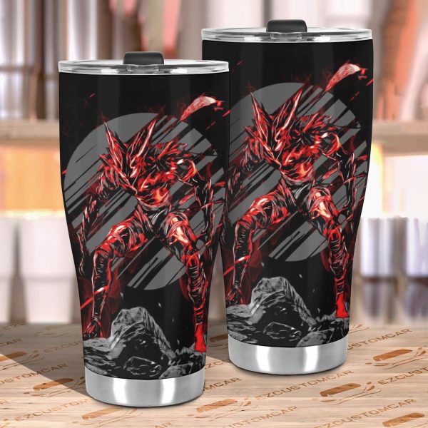one punch man garou car tumbler cup anime car accessories 27stc