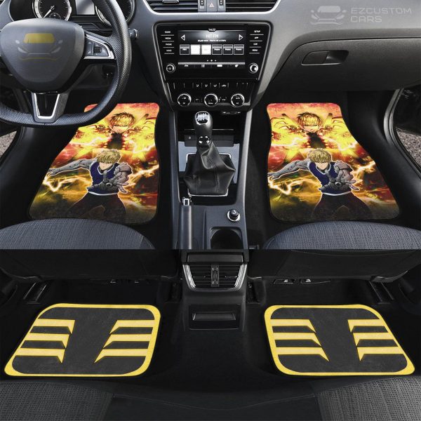 one punch man genos car floor mats qem1f