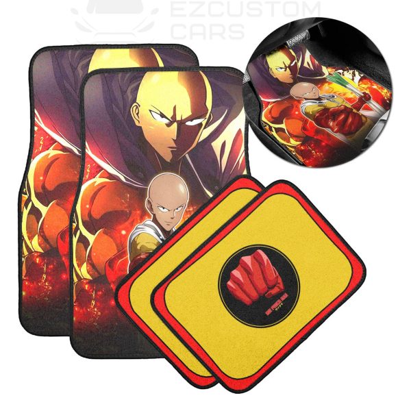 one punch man saitama car floor mats ah4hz