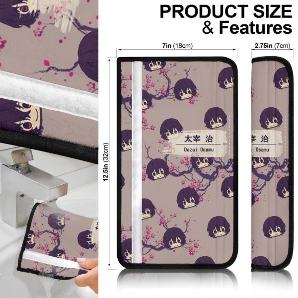 osamu dazai custom seat belt covers cpe5y