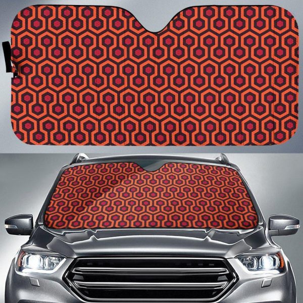 Overlook Hotel Carpet Pattern Car Sun Shade