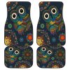 Owl Mandala Car Floor Mats Custom Owl Car Accessories