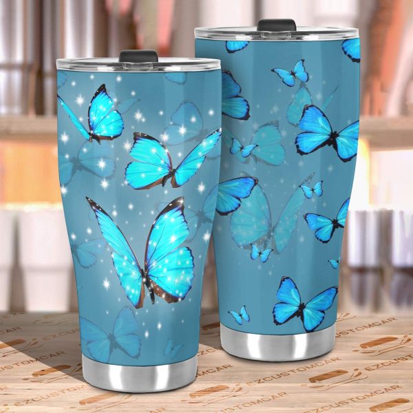pack butterfly car tumbler cup custom butterfly car accessories wc1uq