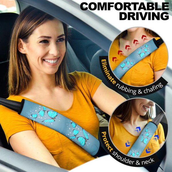 pack butterfly seat belt covers custom butterfly car accessories eoimm