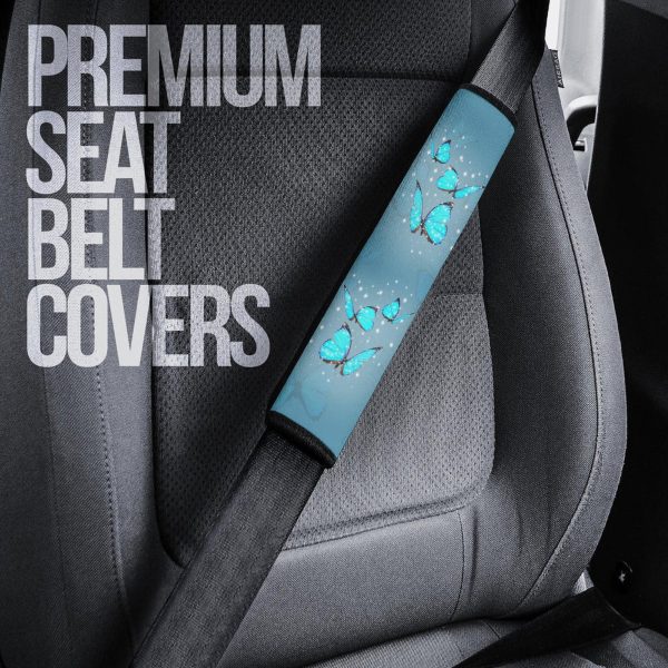 pack butterfly seat belt covers custom butterfly car accessories jfro2