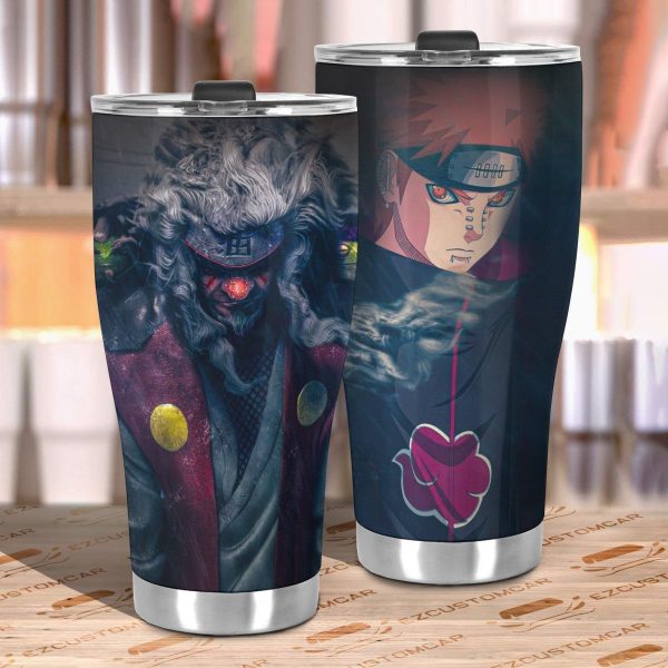 pain and jiraiya stainless steel tumbler naruto hvlpt