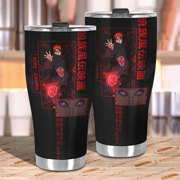 pain car tumbler cup custom naruto wetw1