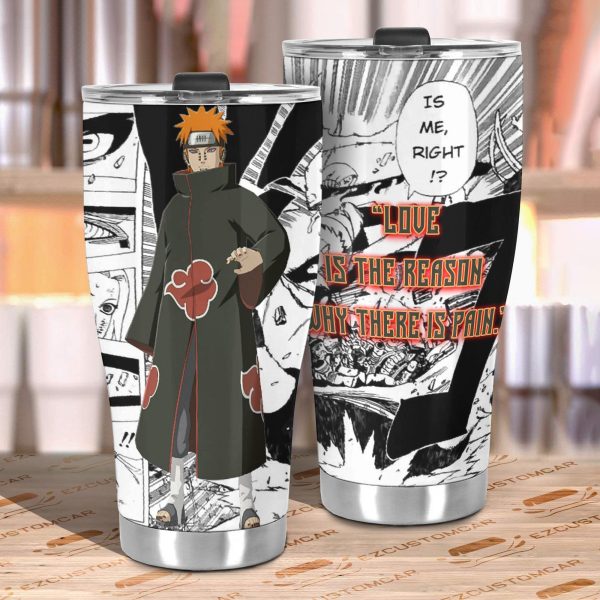 pain stainless steel tumbler naruto 3ixps