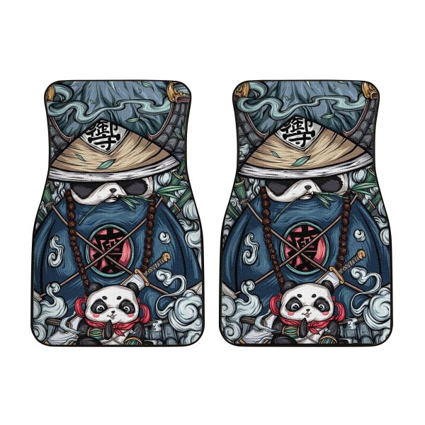 Panda Artwork Car Floor Mats