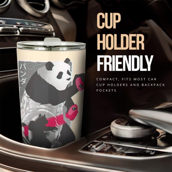 panda car tumblers cup custom jujutsu kaisen anime car accessories mieon