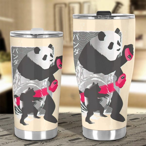 panda car tumblers cup custom jujutsu kaisen anime car accessories xmvxd