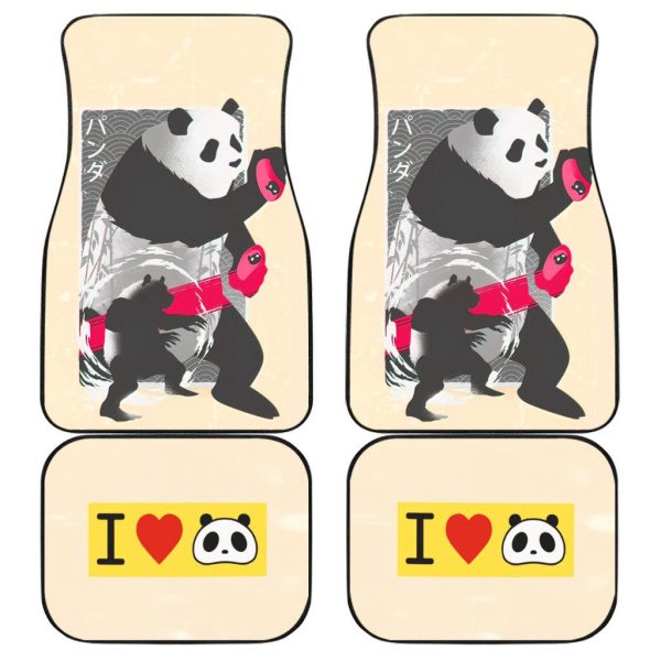Panda Jujutsu Kaisen Car Floor Mats