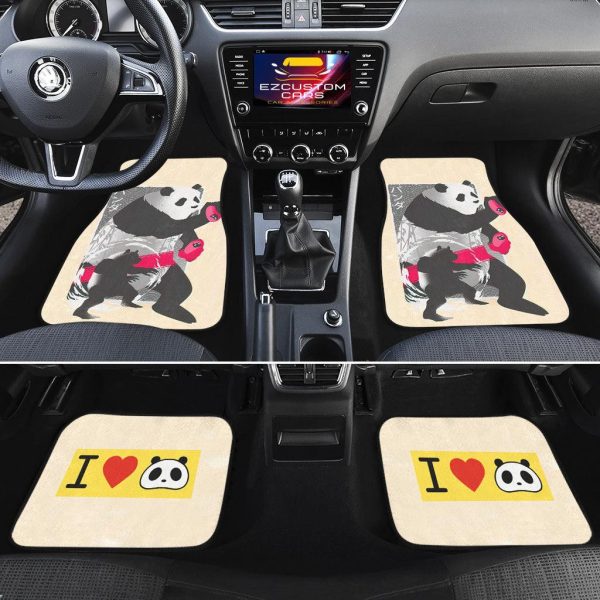 panda jujutsu kaisen car floor mats nh4iw