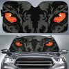 Panther Eyes Cartoon Car Sun Shade