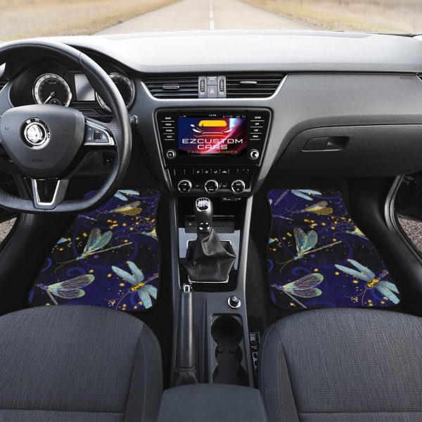 pattern dragonfly car floor mats custom dragonfly car accessories gcsvg