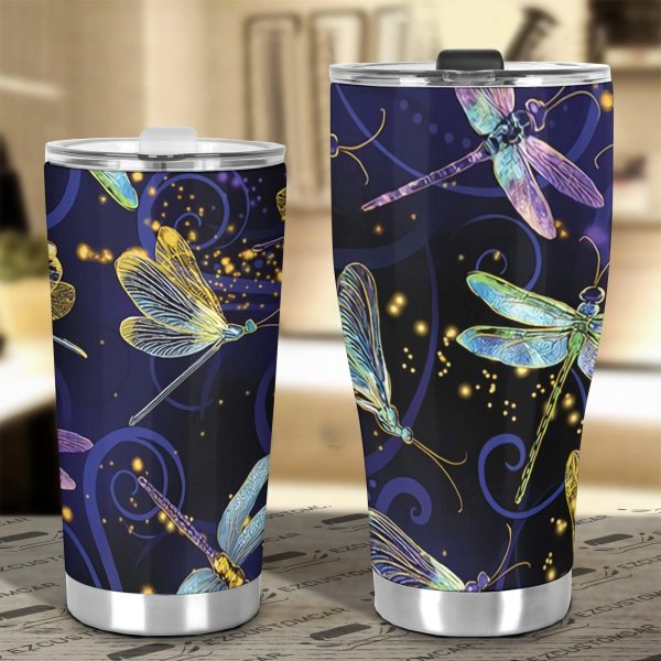 pattern dragonfly car tumbler cup custom dragonfly car accessories f50vw