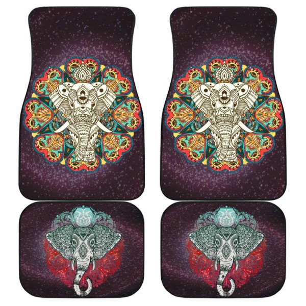 Pattern Elephant Car Floor Mats Custom Elephant Car Accessories