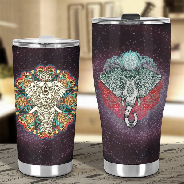 pattern elephant car tumbler cup custom elephant car accessories dadjk