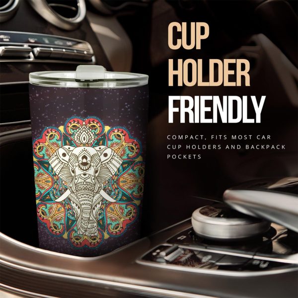 pattern elephant car tumbler cup custom elephant car accessories sptel