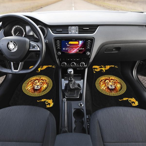 pattern x lion car floor mats custom lion car accessories lg9dg