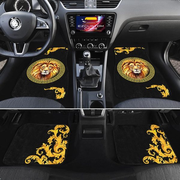 pattern x lion car floor mats custom lion car accessories yffgc